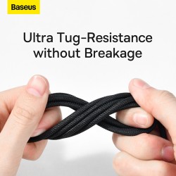 Buy Baseus Cable USB-C to USB-C - Tungsten Gold, 240W, 3.0m, Black in Cyprus, Nicosia, Limassol, Larnaka, Pafos