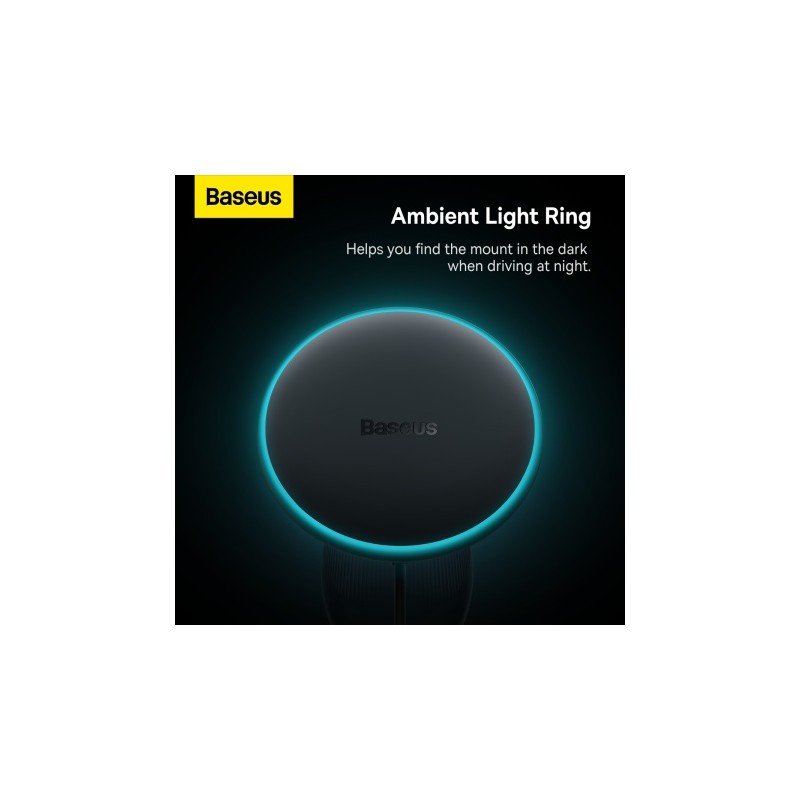 Buy Baseus Wireless AirVent Magnetic Car Charger 15W Black - CW01 - Wireless Air... in Cyprus, Nicosia, Limassol, Larnaka, Pafos