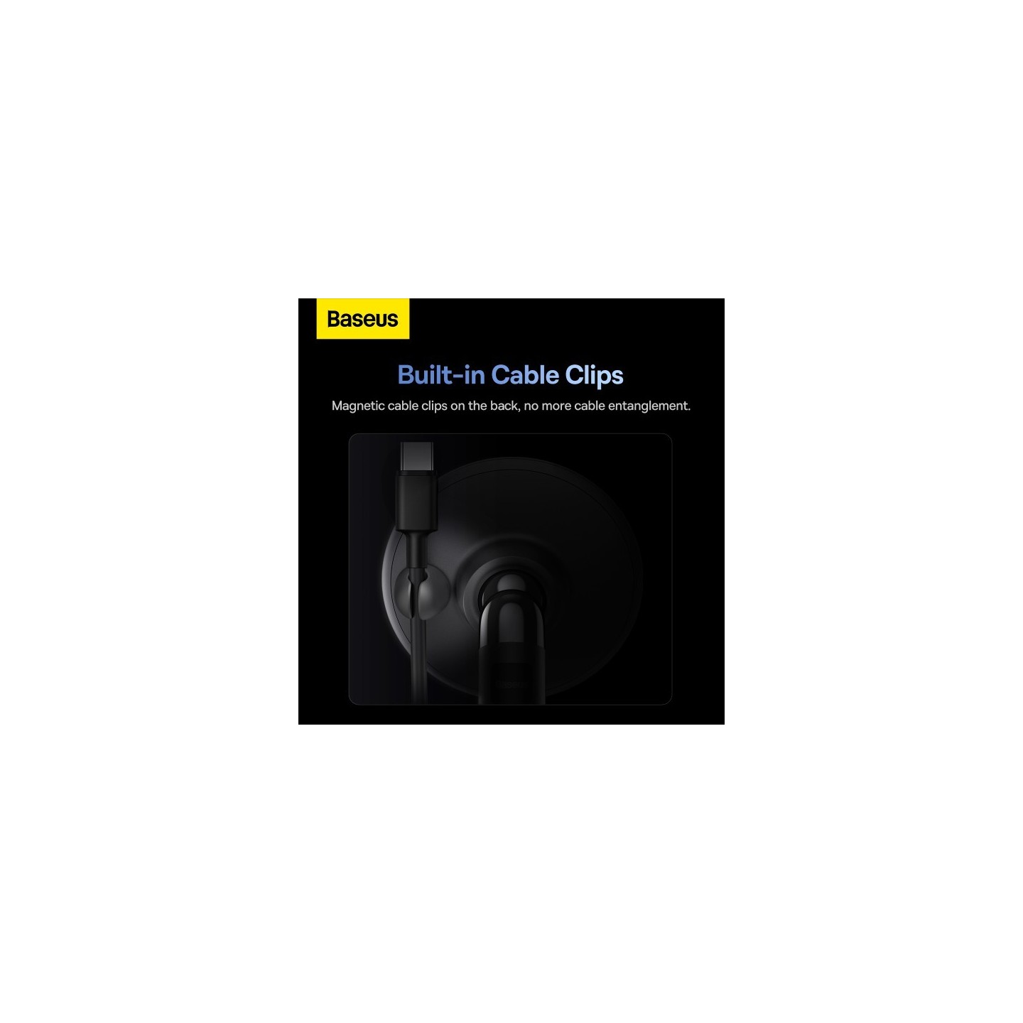 Baseus Car Dashboard Magnetic Stick-On Phone Mount Black - C01 - Black — Buy in Cyprus with Fast Delivery