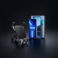 Buy Baseus Car Holder AirVent Ultra Control Mega For Folding Screen Phones Black in Cyprus, Nicosia, Limassol, Larnaka, Pafos