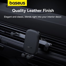 Buy Baseus Car Holder AirVent Ultra Control Mega For Folding Screen Phones Black in Cyprus, Nicosia, Limassol, Larnaka, Pafos