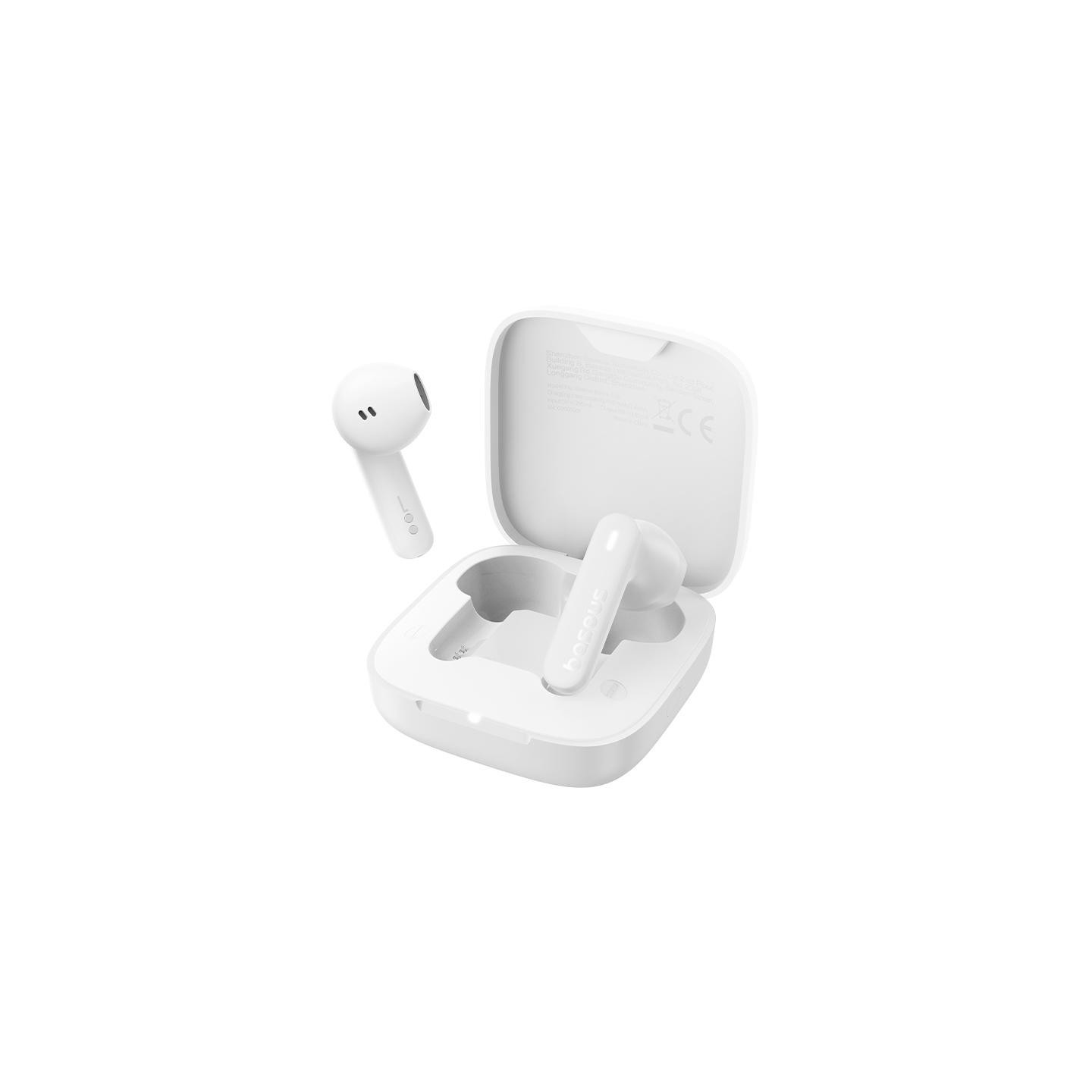 Baseus Headphones - E16 - In Ear TWS Plastic Bowie White — Buy in Cyprus with Fast Delivery