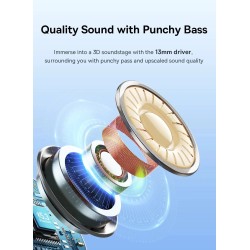 Buy Baseus Headphones - E16 - In Ear TWS Plastic Bowie White in Cyprus, Nicosia, Limassol, Larnaka, Pafos