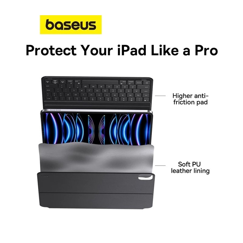 Buy Baseus IT Bluetooth Keyboard with Magnetic Case Pad 10 2022 10.9'' - Bluetoo... in Cyprus, Nicosia, Limassol, Larnaka, Pafos