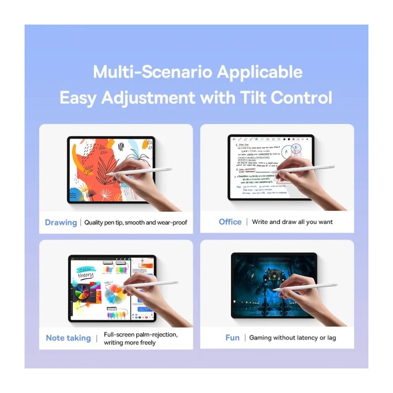 Buy Baseus IT Stylus Active USB-C with LED Indicators - White in Cyprus, Nicosia, Limassol, Larnaka, Pafos