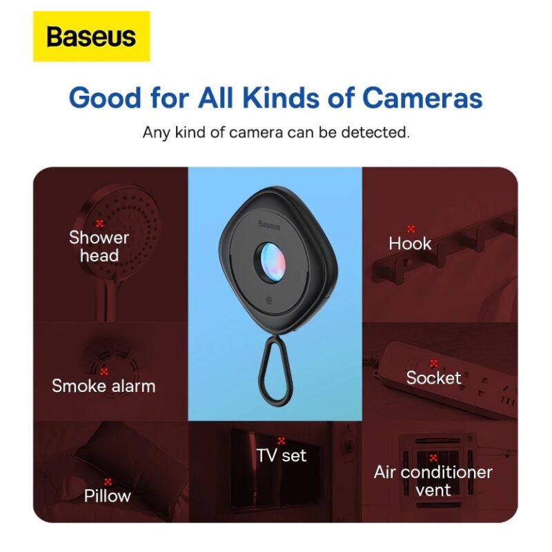 Buy Baseus HEYO Hidden Camera Detector - BS-HA016 - Hidden Camera Detector in Cyprus, Nicosia, Limassol, Larnaka, Pafos