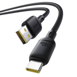 Baseus Silky Series USB-C to USB-A Cable 2m 100W Black (Boxed) — Buy in Cyprus with Fast Delivery