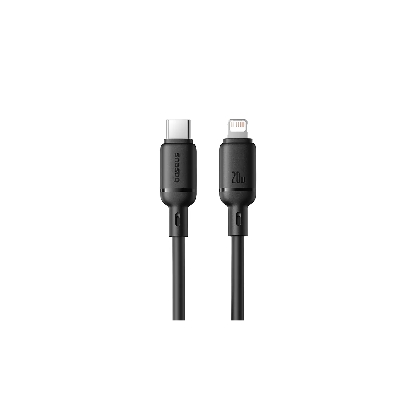 Baseus Cable Lightning to USB-C Silky Series - 2.0m - Black — Buy in Cyprus with Fast Delivery