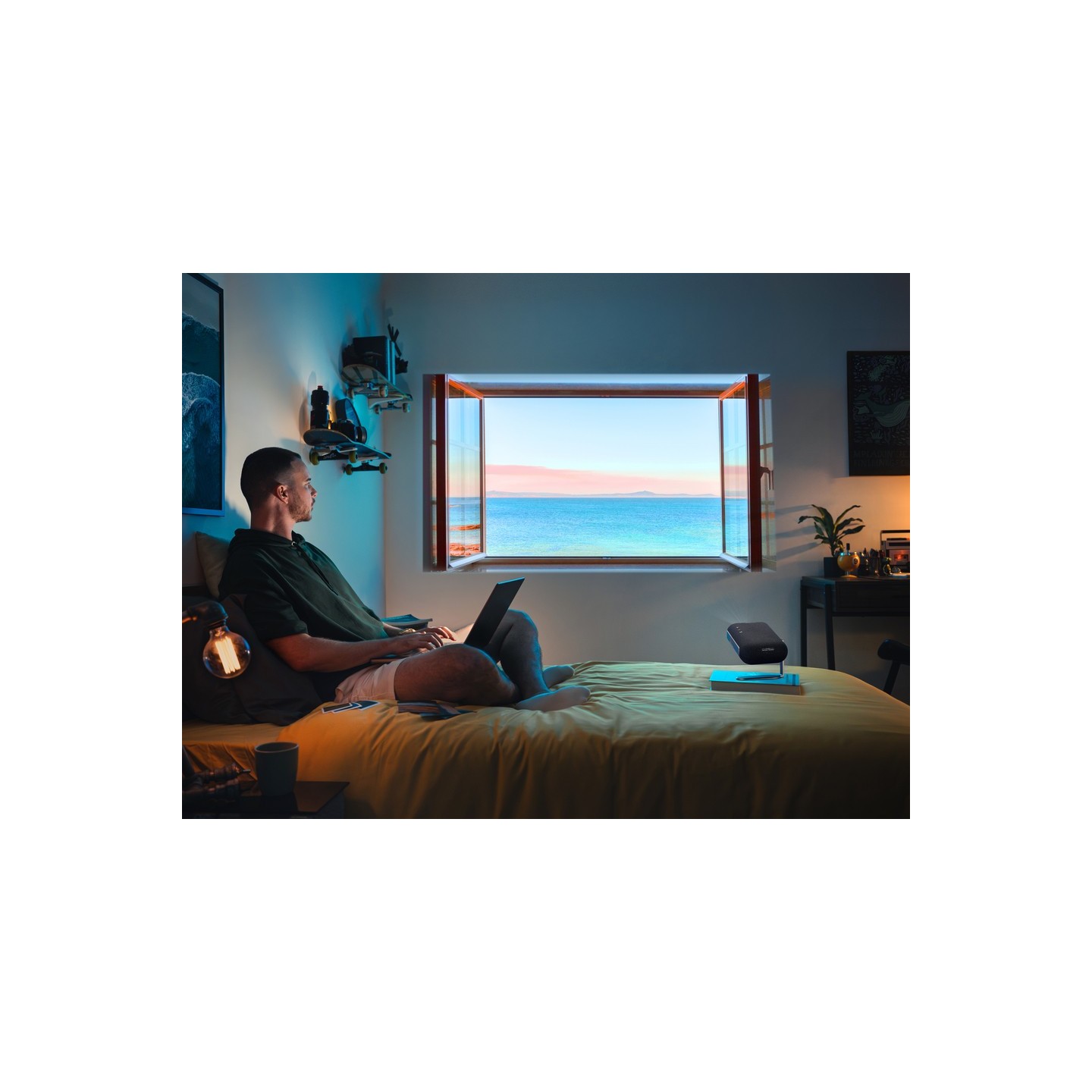 Viewsonic Projector - M1 Max - 1080p Smart LED Portable Google TV USB-C — Buy in Cyprus with Fast Delivery