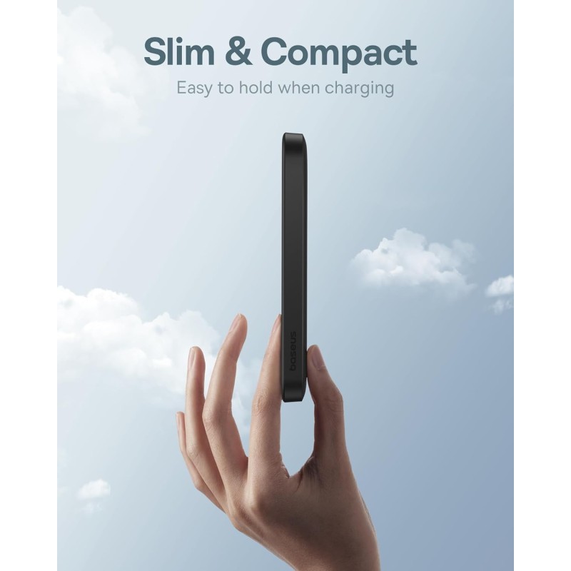 Buy Baseus Powerbank - 20W 5000mAh Magnetic Wireless Black in Cyprus, Nicosia, Limassol, Larnaka, Pafos