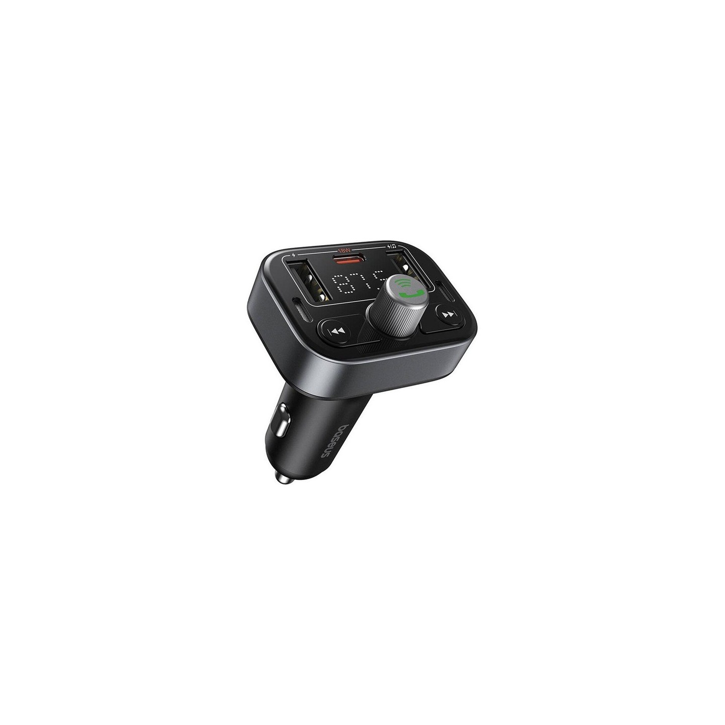Baseus Car FM Transmitter-Charger USB BT SD 18W - S09 Lite - Car FM Transmitter-Charger USB BT SD 18W