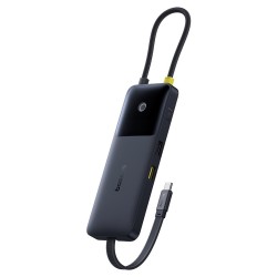 Baseus NOMOS BS-OH168 6-in-1 USB Hub 4K HDMI PD100W — Armenius Store Cyprus