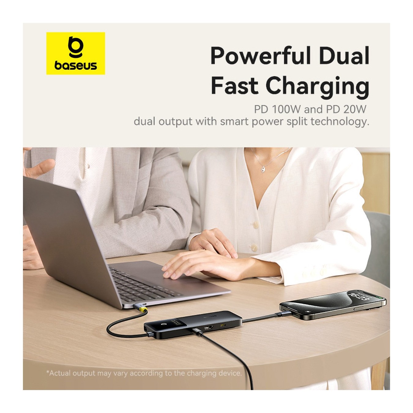 Baseus NOMOS BS-OH168 6-in-1 USB-C Hub 4K@60Hz HDMI PD100W (Boxed) — Buy in Cyprus with Fast Delivery