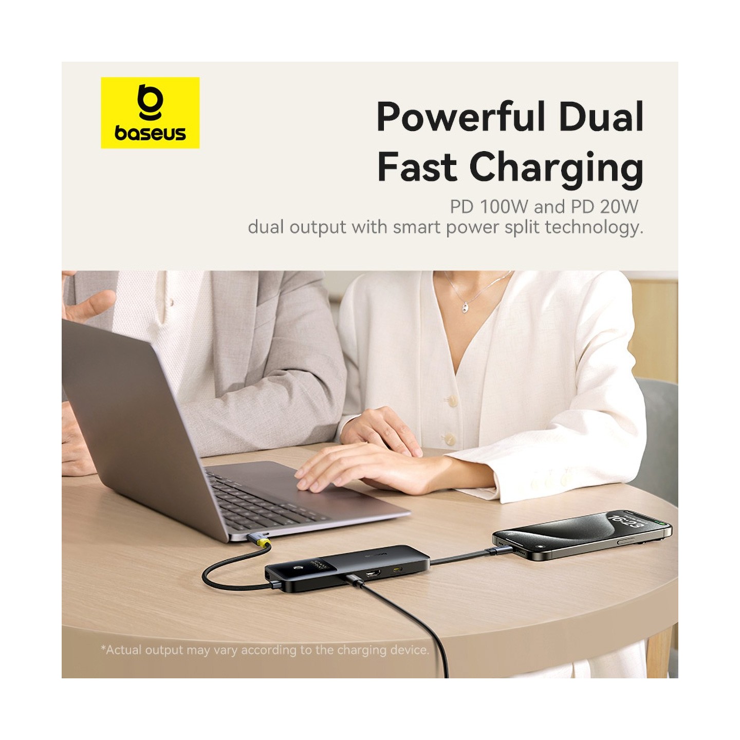 Baseus NOMOS - Dual Fast Charging 6-in-1 USB Hub 4kHDMI & PD100W — Buy in Cyprus with Fast Delivery