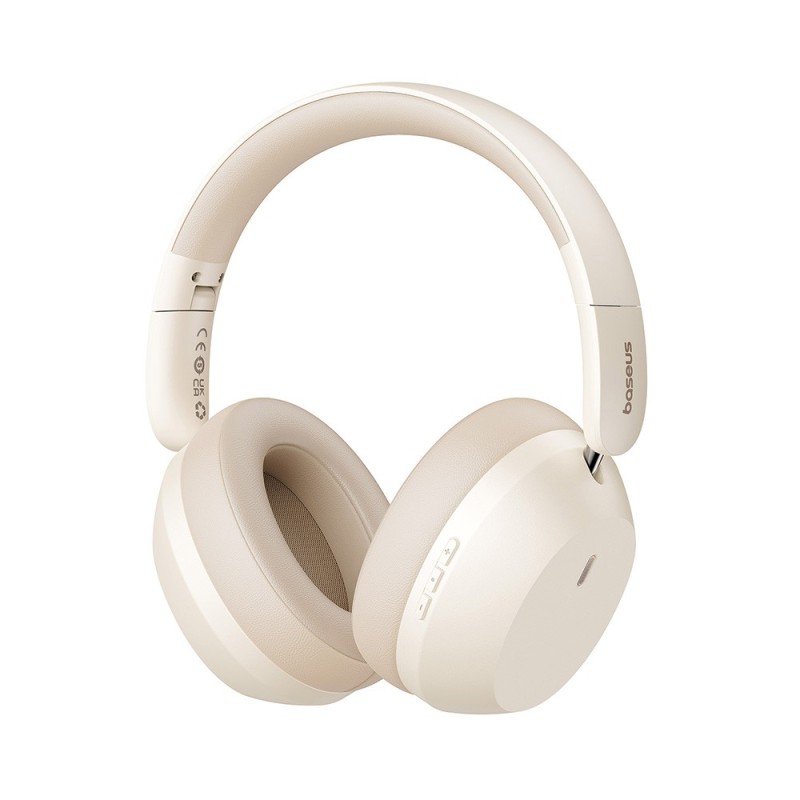 Buy Baseus Headphones Over Ear Bass 35 Max White - Over Ear, White in Cyprus, Nicosia, Limassol, Larnaka, Pafos