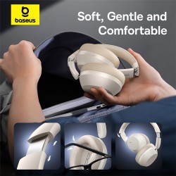 Buy Baseus Headphones Over Ear Bass 35 Max White - Over Ear, White in Cyprus, Nicosia, Limassol, Larnaka, Pafos