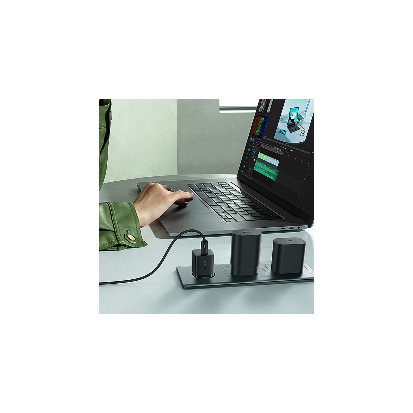 Baseus Charger Wall 25W USB-C - GAN5 Mini - EU Black — Buy in Cyprus with Fast Delivery