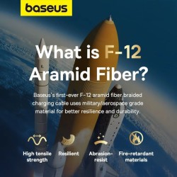 Buy Baseus Cable Lightning to USB-C Unbreakable Series - 20W 1.0 White in Cyprus, Nicosia, Limassol, Larnaka, Pafos