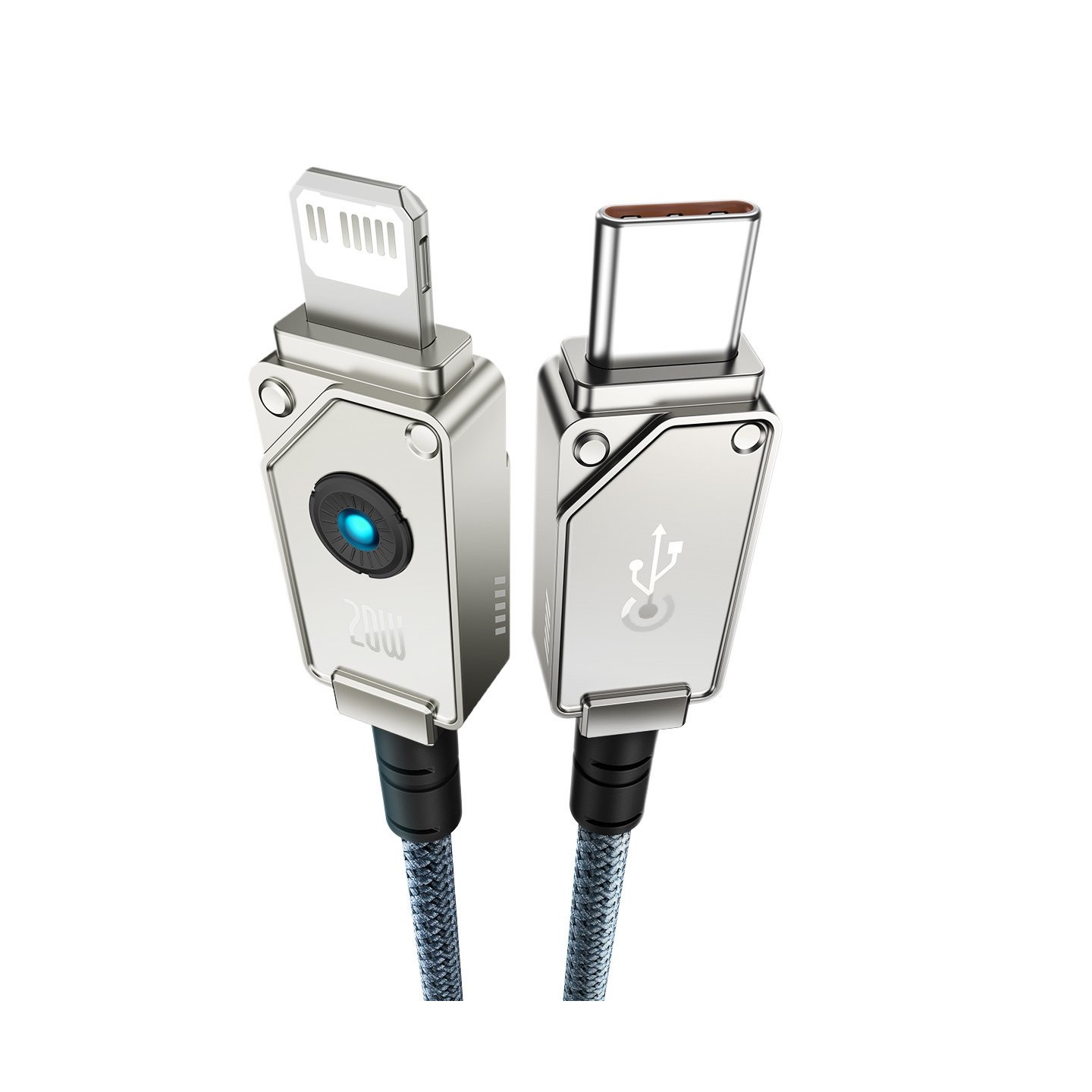 Baseus Cable Lightning to USB-C Unbreakable Series - 20W 1.0 White — Buy in Cyprus with Fast Delivery