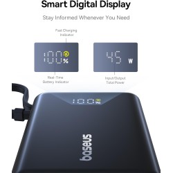 Buy Baseus Powerbank 45W 10000mAh + Display PicoGo Black - 45W 10000mAh + Display in Cyprus, Nicosia, Limassol, Larnaka, Pafos