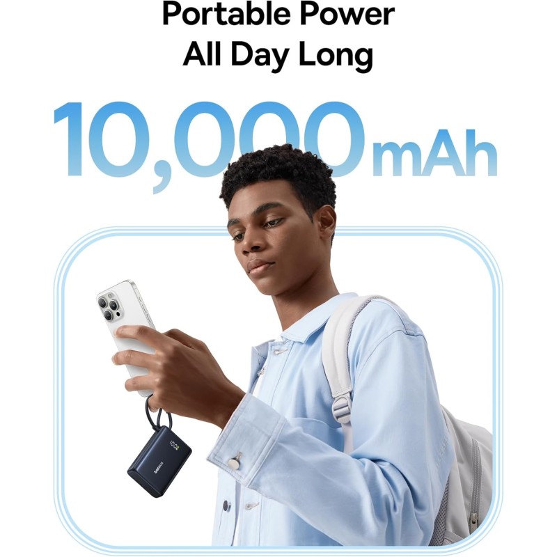 Buy Baseus Powerbank 45W 10000mAh + Display PicoGo Black - 45W 10000mAh + Display in Cyprus, Nicosia, Limassol, Larnaka, Pafos