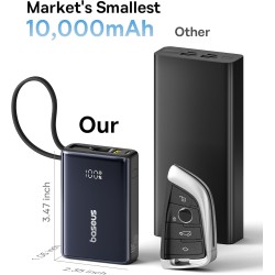 Buy Baseus Powerbank 45W 10000mAh + Display PicoGo Black - 45W 10000mAh + Display in Cyprus, Nicosia, Limassol, Larnaka, Pafos