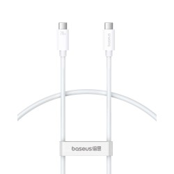 Baseus Superior Series 2 USB4 USB-C to USB-C 240W 40Gbps 1m White (Boxed) — Buy in Cyprus with Fast Delivery