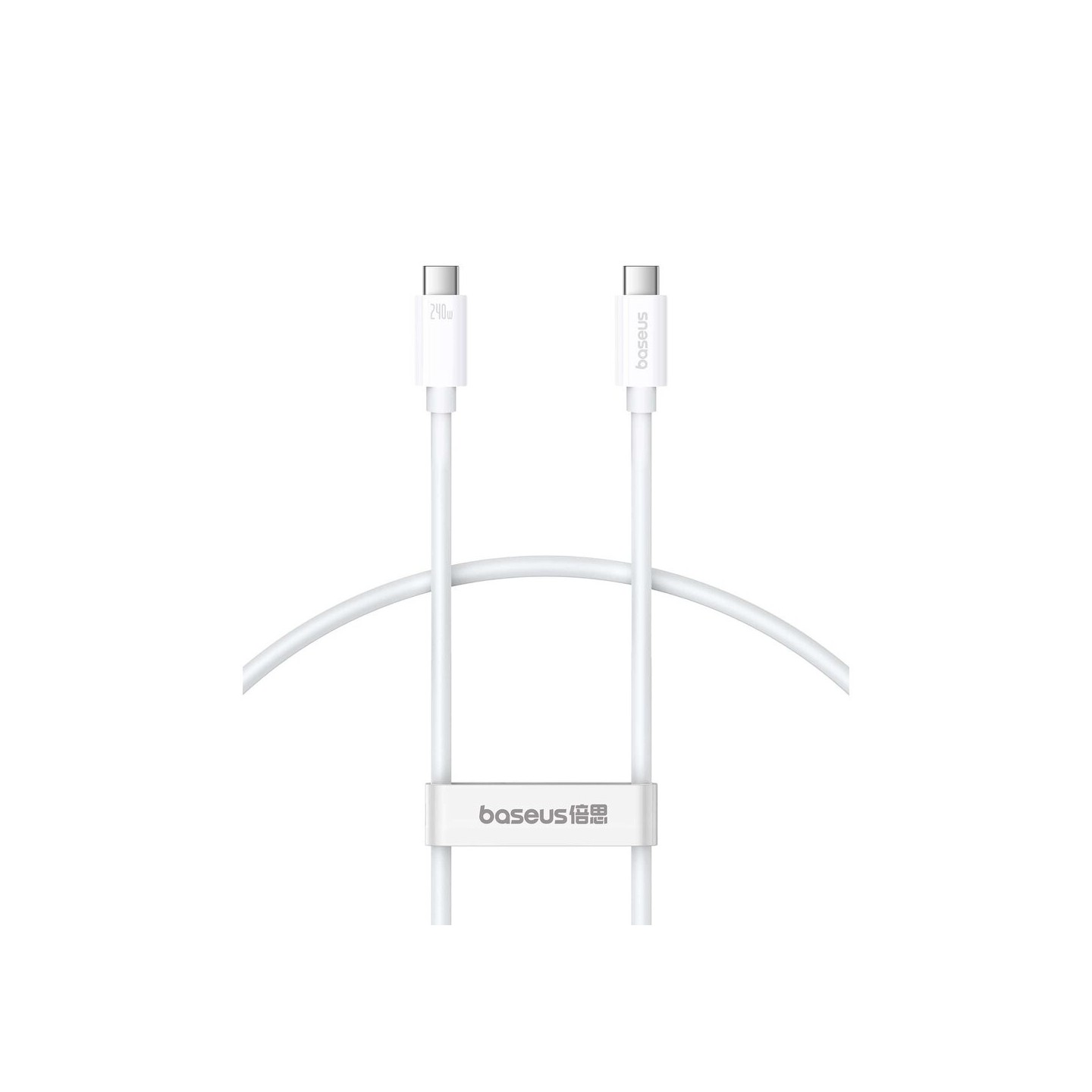 Baseus Superior Series 2 USB4 USB-C to USB-C 240W 40Gbps 1m White (Boxed) — Buy in Cyprus with Fast Delivery