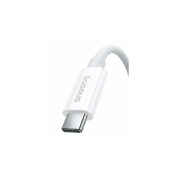 Buy Baseus Cable USB-C to USB-C Superior Series 2 USB4 240W 1m White - USB-C to ... in Cyprus, Nicosia, Limassol, Larnaka, Pafos