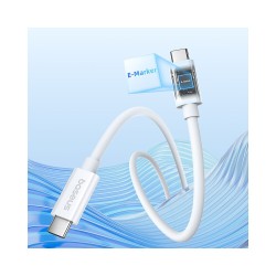 Buy Baseus Cable USB-C to USB-C Superior Series 2 USB4 240W 1m White - USB-C to ... in Cyprus, Nicosia, Limassol, Larnaka, Pafos