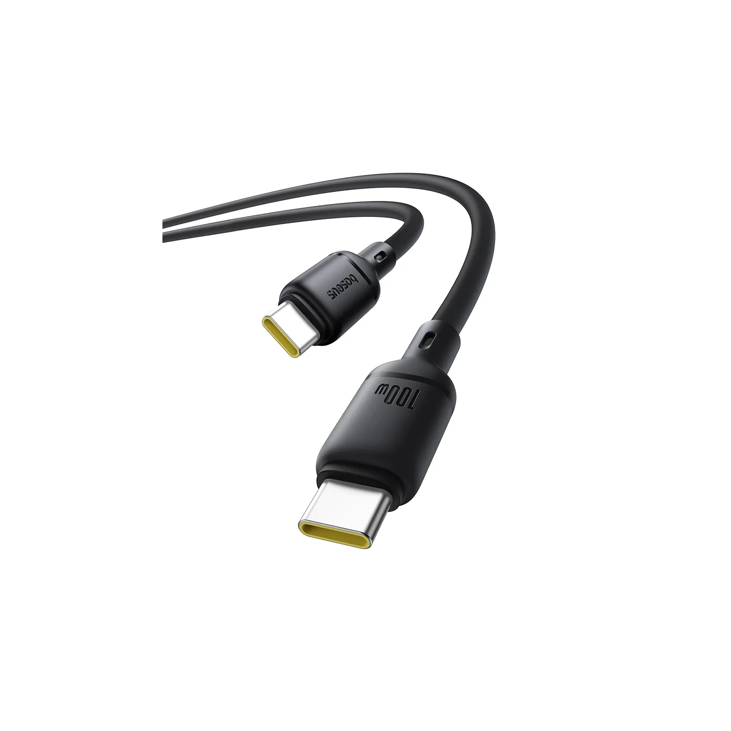 Baseus Silky Series USB-C to USB-C 1.0m 100W Cable Black (Boxed) — Buy in Cyprus with Fast Delivery