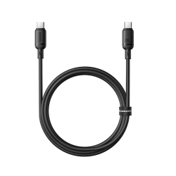 Baseus Silky Series USB-C to USB-C 1.0m 100W Cable Black (Boxed) — Buy in Cyprus with Fast Delivery