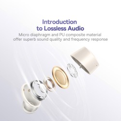 Buy Baseus Headphones In Ear Beans TWS Bowie - E18 - White in Cyprus, Nicosia, Limassol, Larnaka, Pafos