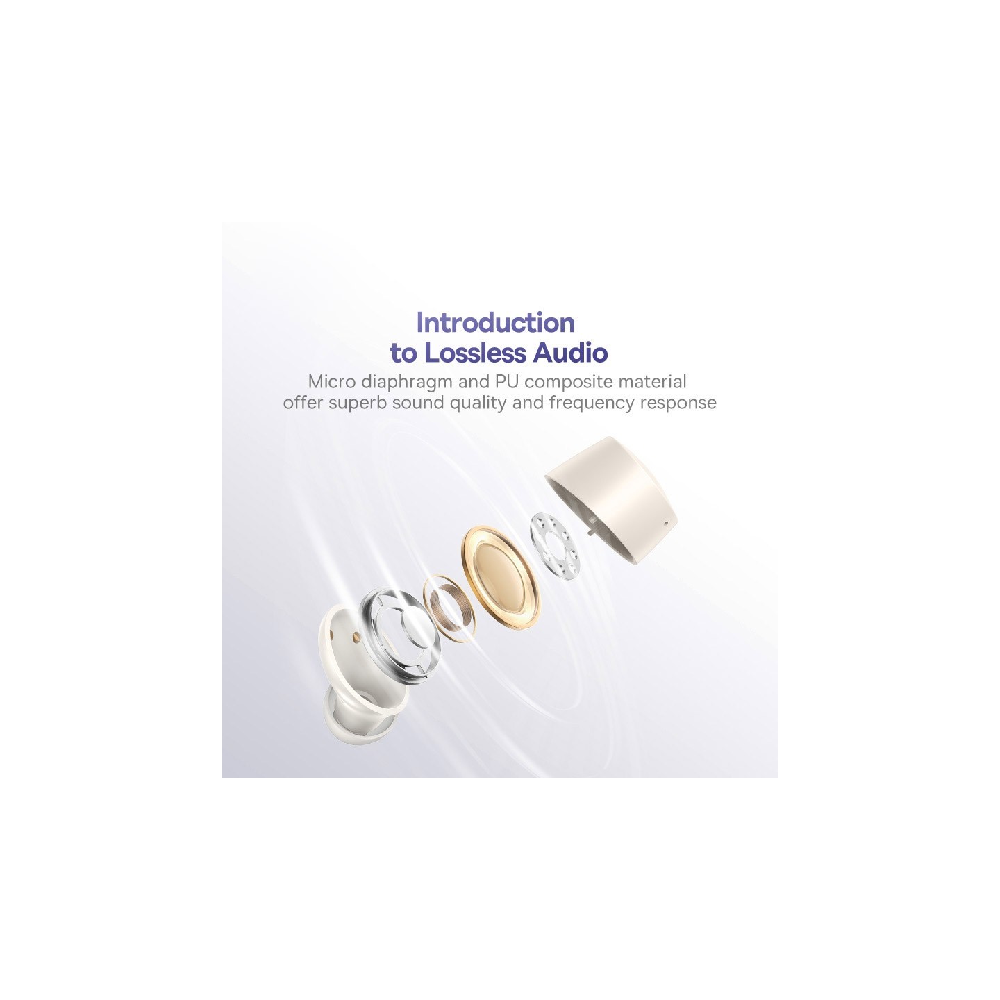 Baseus Headphones In Ear Beans TWS Bowie - E18 - White — Buy in Cyprus with Fast Delivery