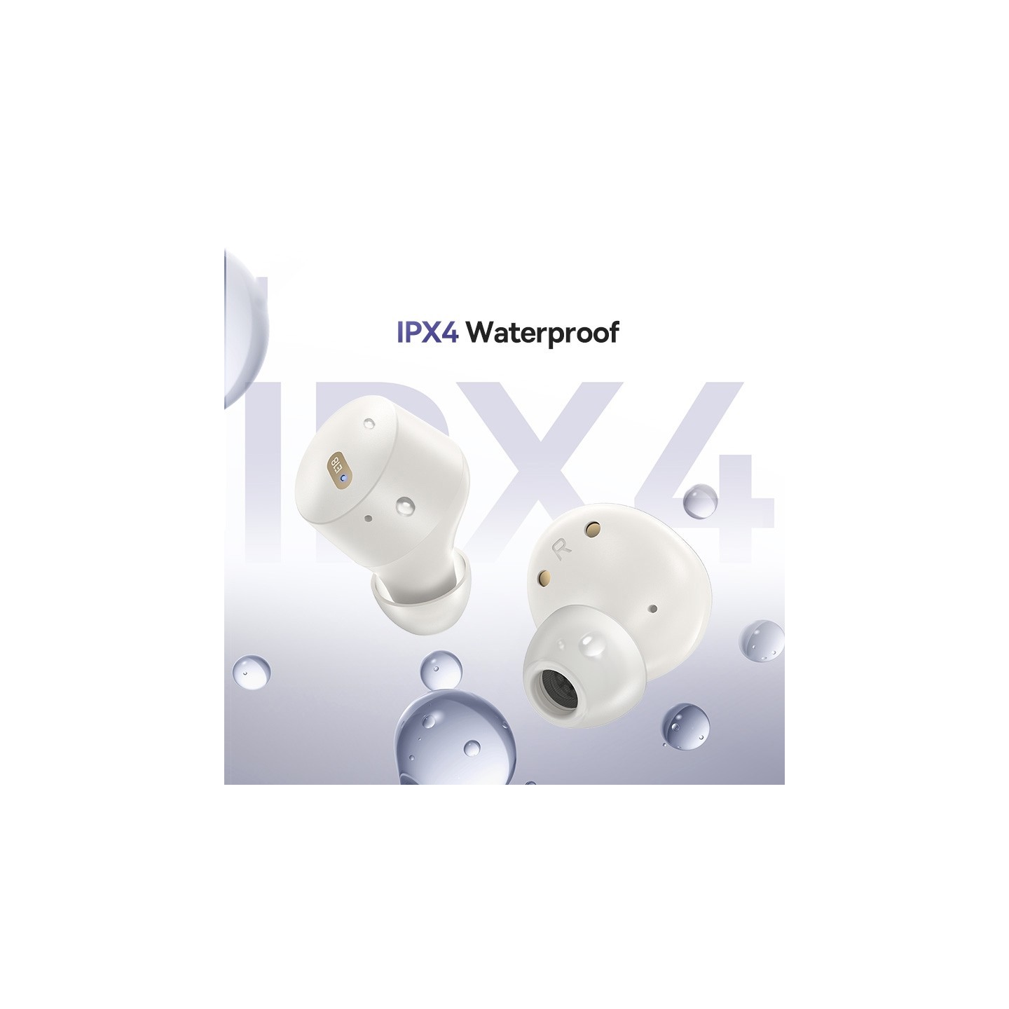 Baseus Headphones In Ear Beans TWS Bowie - E18 - White — Buy in Cyprus with Fast Delivery