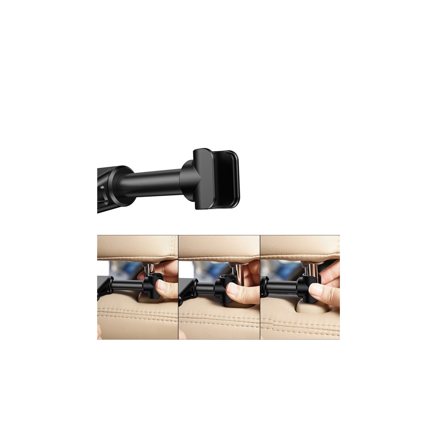 Baseus Backseat Car Mount - Black — Buy in Cyprus with Fast Delivery