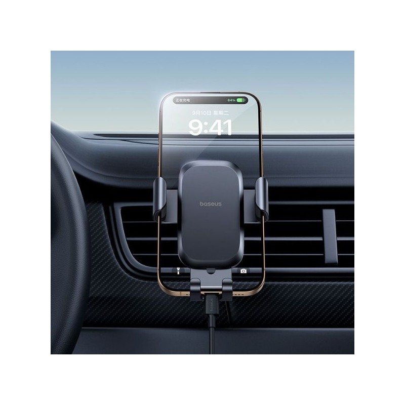 Buy Baseus Car Holder - AirVent Gravity METAL AGE GO in Cyprus, Nicosia, Limassol, Larnaka, Pafos