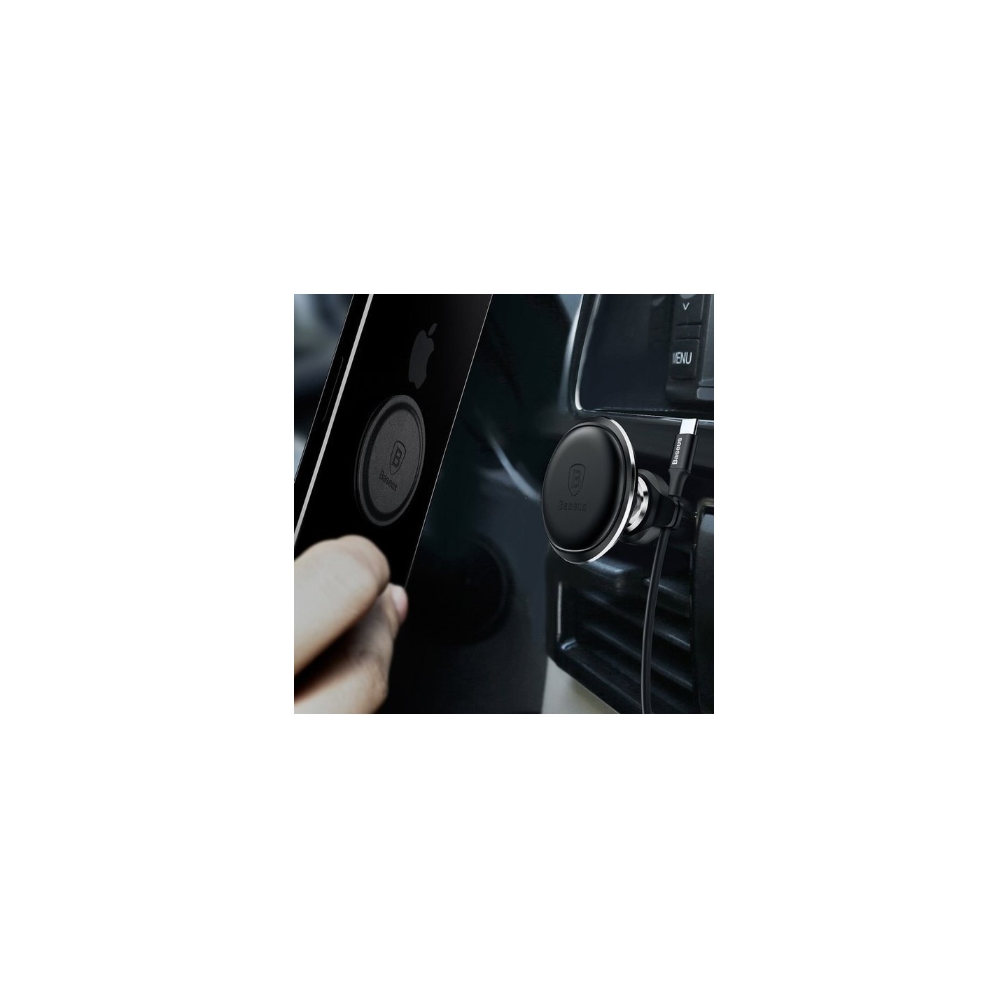 Baseus Car Holder - AirVent Magnetic Black — Buy in Cyprus with Fast Delivery