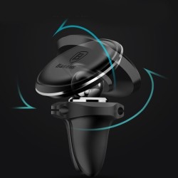 Buy Baseus Car Holder - AirVent Magnetic Black in Cyprus, Nicosia, Limassol, Larnaka, Pafos