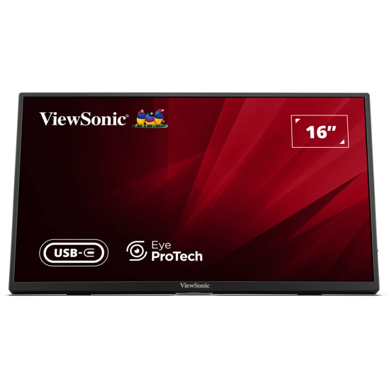 Viewsonic VA1650 15.6" Full-HD IPS Portable Monitor USB-C HDMI PD (Boxed) — Buy in Cyprus with Fast Delivery