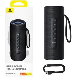 Buy Baseus Speaker Wireless AeQur - VO20 - RGB IPX5 Black in Cyprus, Nicosia, Limassol, Larnaka, Pafos