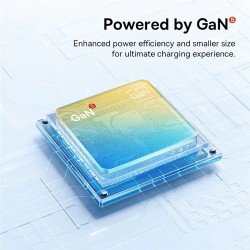 Buy Baseus Charger Wall - 65W 2C+U PALM Series UK Black in Cyprus, Nicosia, Limassol, Larnaka, Pafos