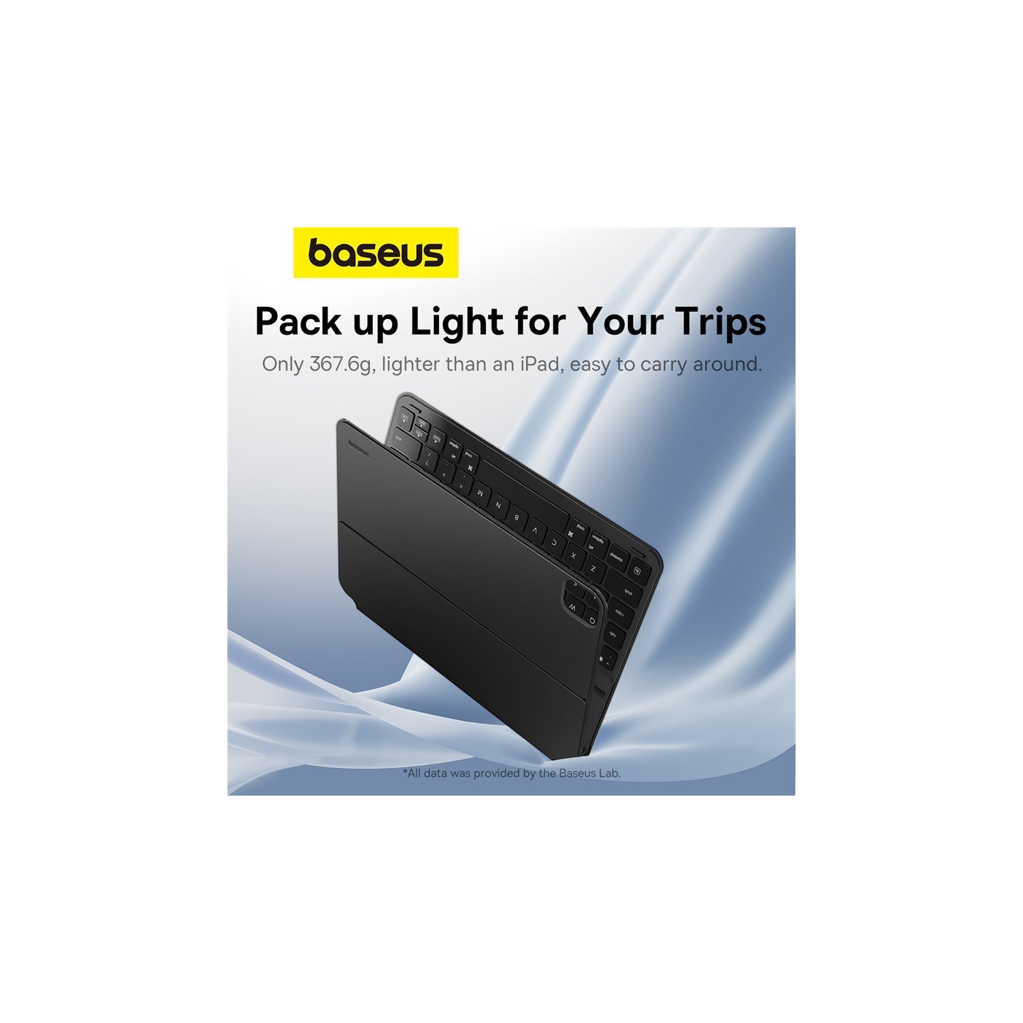 Baseus IT Bluetooth Keyboard with Magnetic Case iPad 12.9'' - Black — Buy in Cyprus with Fast Delivery