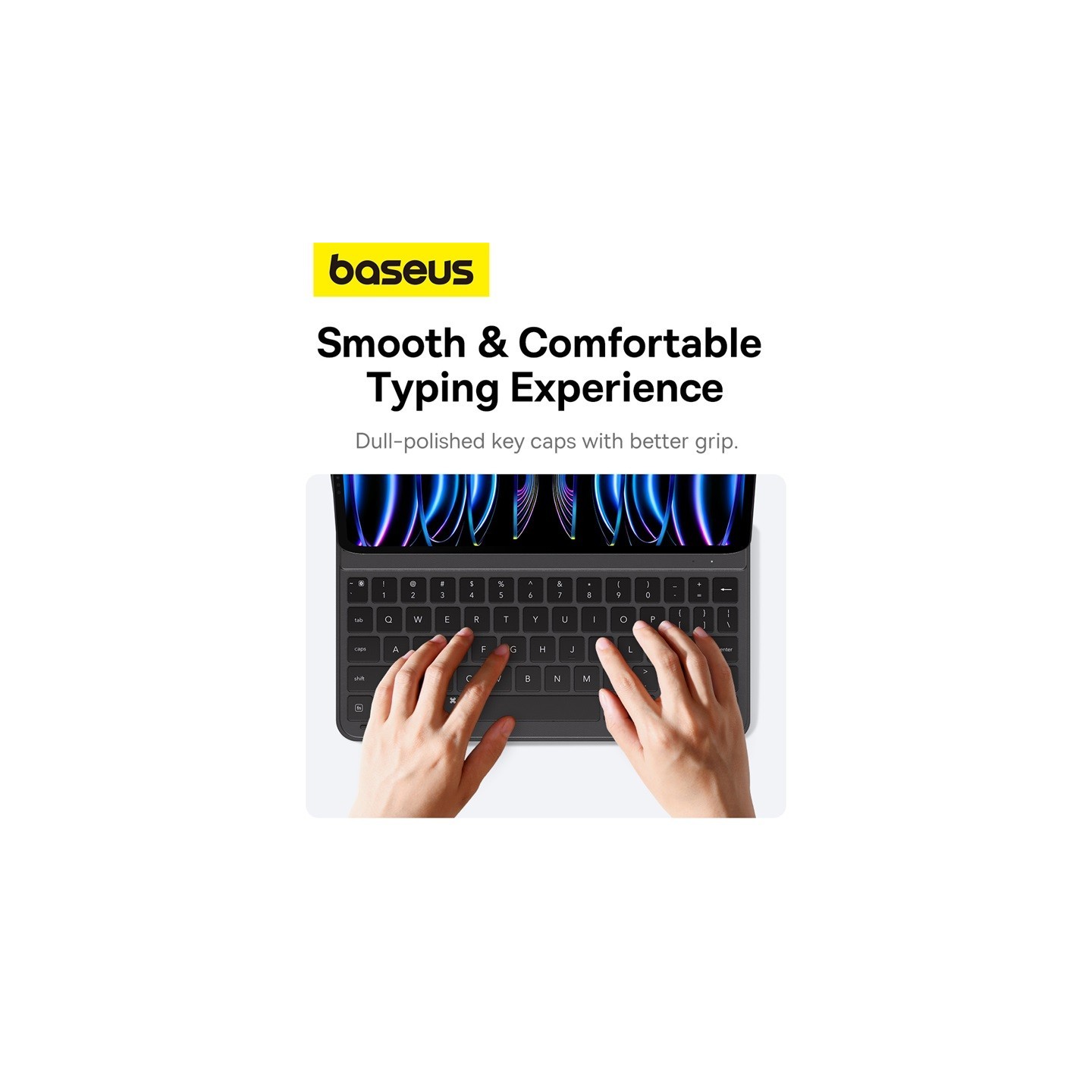 Baseus IT Bluetooth Keyboard with Magnetic Case iPad 12.9'' - Black — Buy in Cyprus with Fast Delivery