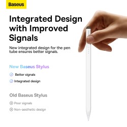 Buy Baseus IT Stylus - Active Passive USB-C with LED Indicators White in Cyprus, Nicosia, Limassol, Larnaka, Pafos