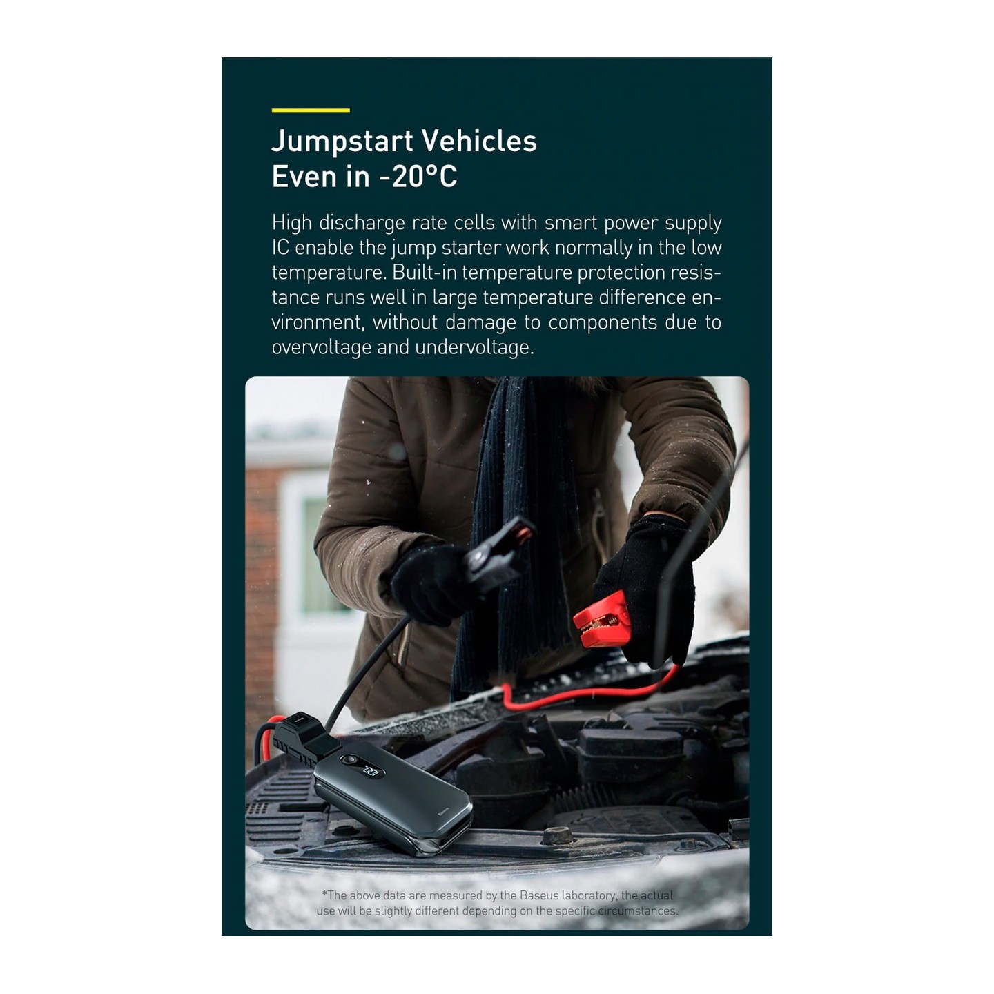 Baseus Car Jump Start Booster & Powerbank - V.2 - 12000mAh 1000A — Buy in Cyprus with Fast Delivery