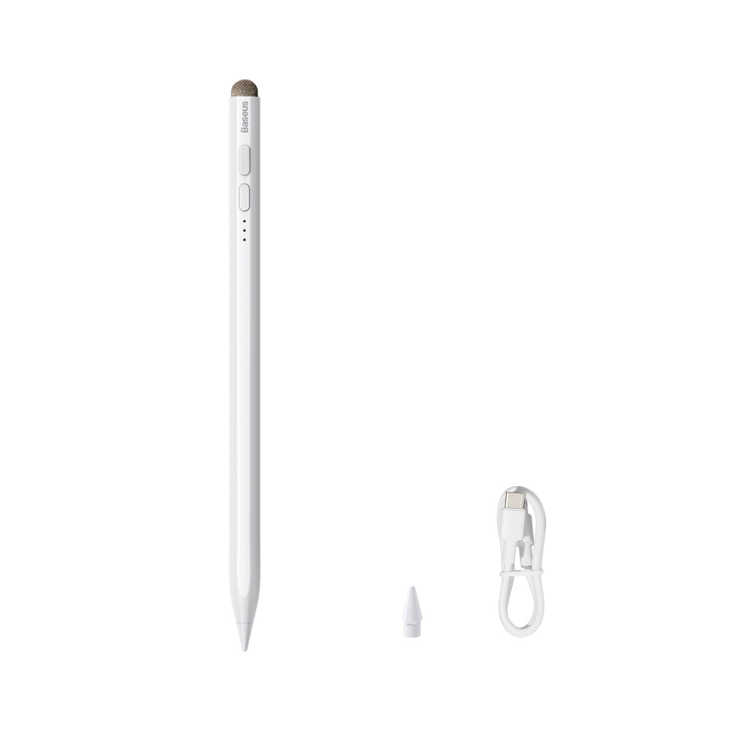 Baseus IT Stylus - Active Passive USB-C with LED Indicators White — Buy in Cyprus with Fast Delivery