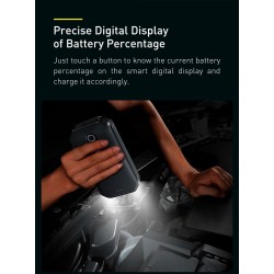 Buy Baseus Car Jump Start Booster & Powerbank - V.2 - 12000mAh 1000A in Cyprus, Nicosia, Limassol, Larnaka, Pafos