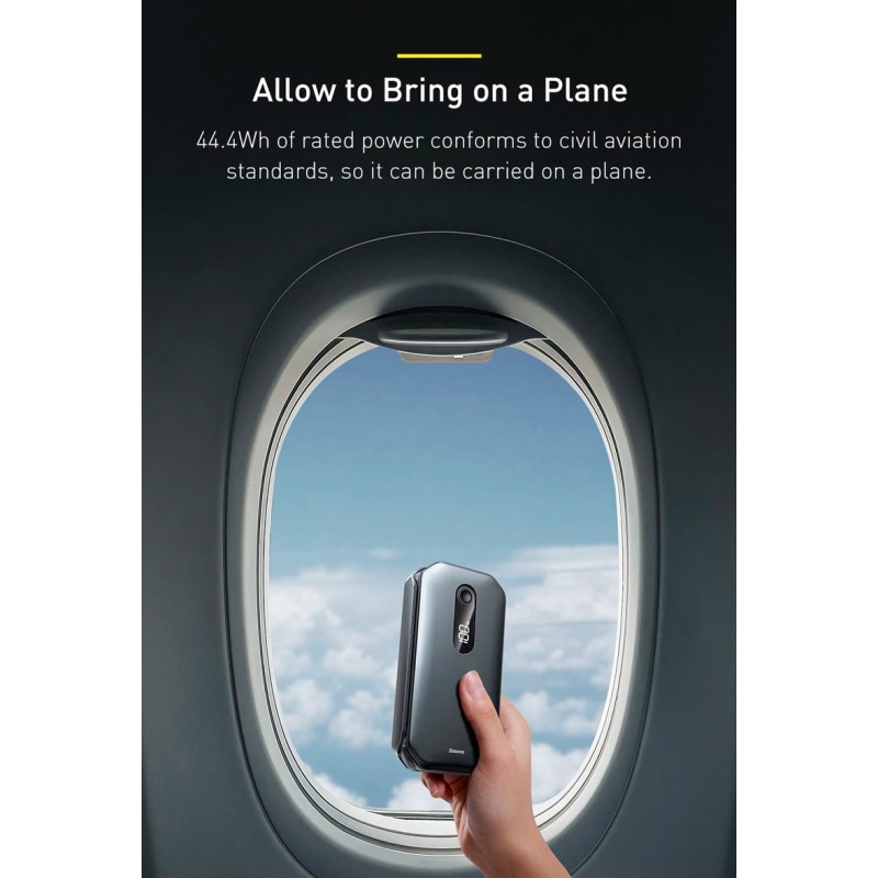 Buy Baseus Car Jump Start Booster & Powerbank - V.2 - 12000mAh 1000A in Cyprus, Nicosia, Limassol, Larnaka, Pafos