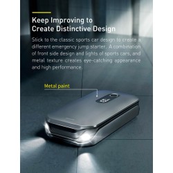 Buy Baseus Car Jump Start Booster & Powerbank - V.2 - 12000mAh 1000A in Cyprus, Nicosia, Limassol, Larnaka, Pafos
